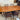 McIntosh teak extension dining table and 6 chairs